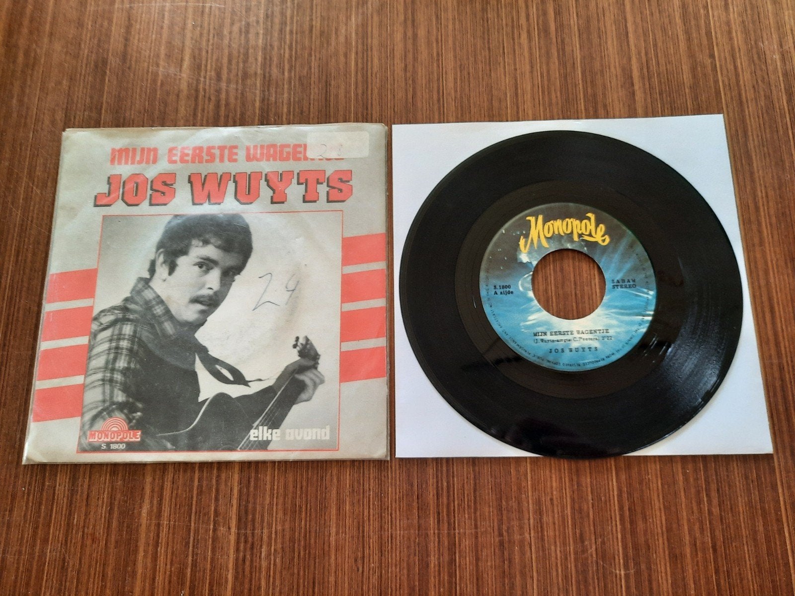 Jos Wuyts. Mijn eerste wagentje-Elke avond., Ophalen of Verzenden
