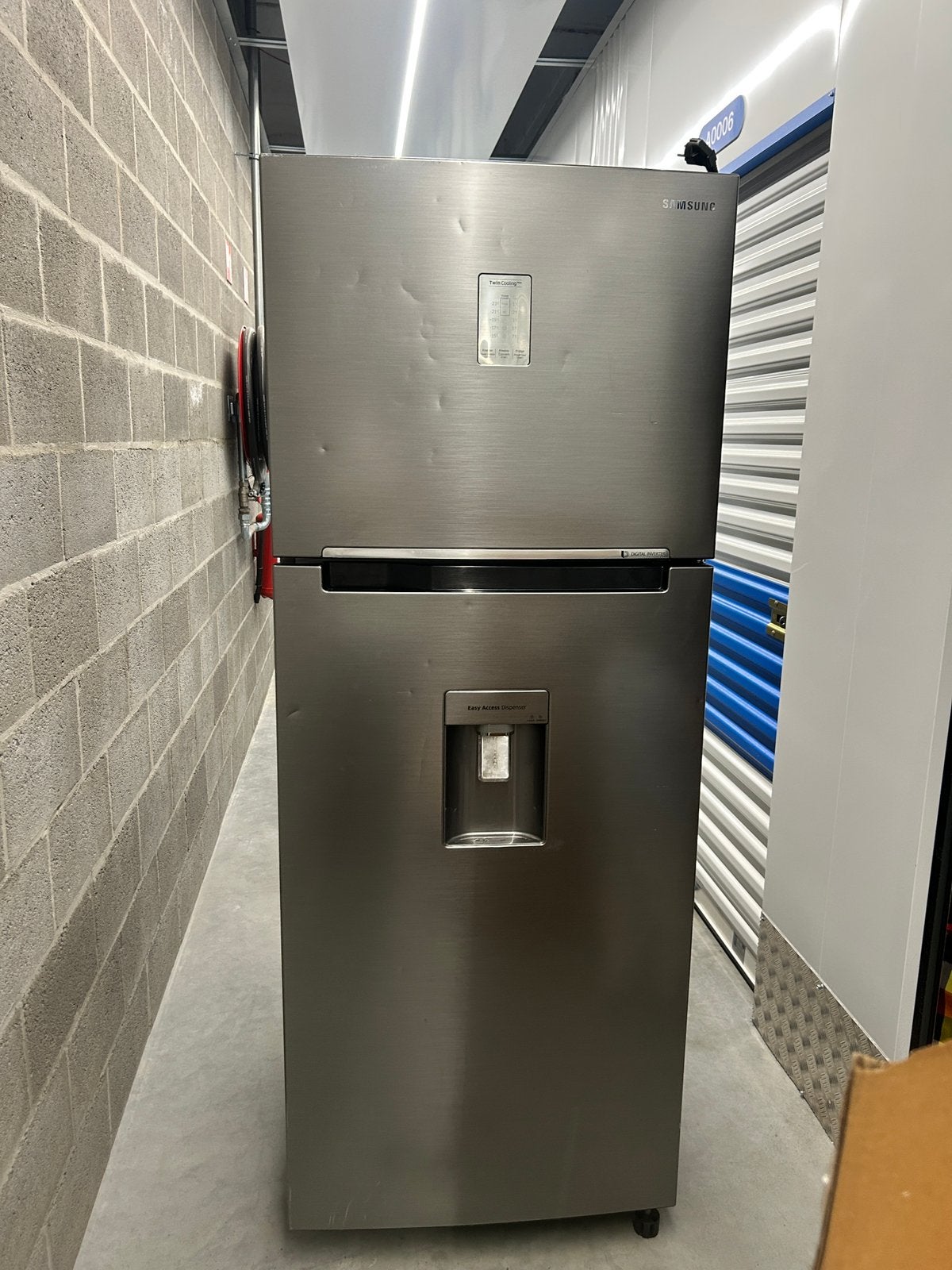 Samsung koelkast met vriesvak en waterdispenser, Ophalen, Zo goed als nieuw
