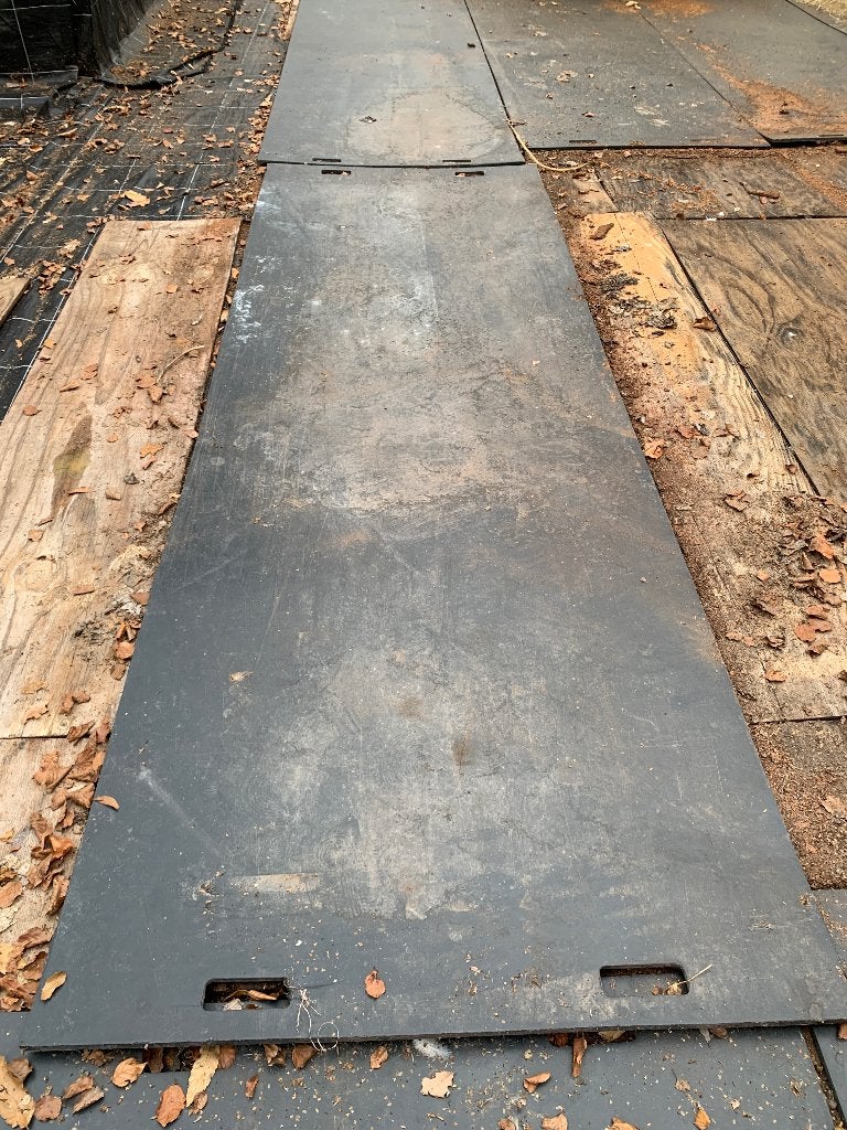 Kunststof rijplaten (zonder profiel), Doe-het-zelf en Bouw, Ophalen, Gebruikt, Overige materialen, Minder dan 20 mm