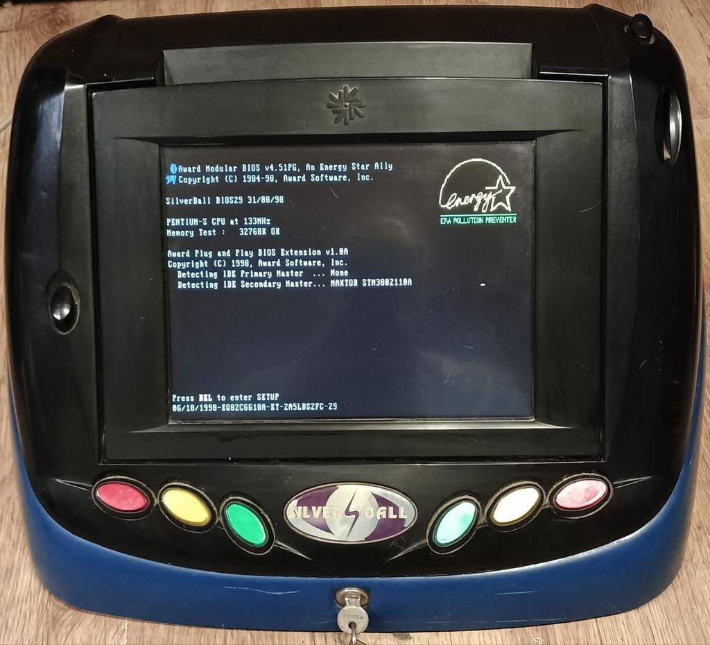 Bartop Silverball tactile borne d'arcade, Ophalen