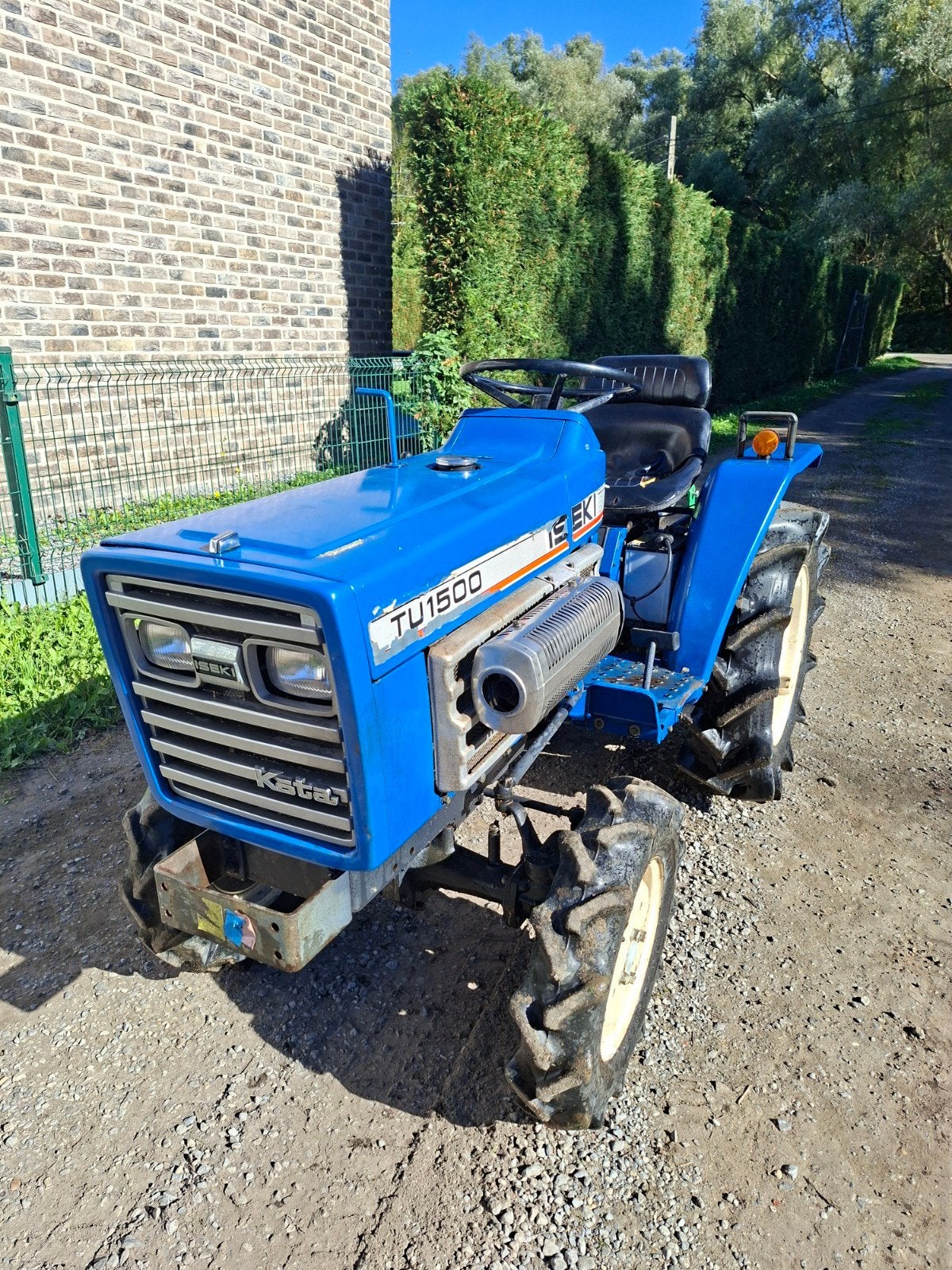 Minitracktor Iseki TU1500, originele frees, klepelmaaier,..., Zakelijke goederen, Ophalen