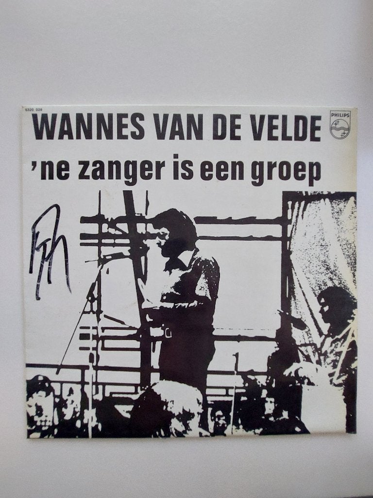 Wannes Van De Velde - 'Ne Zanger Is Een Groep (1976), Inclusief binnenhoes, Ophalen of Verzenden
