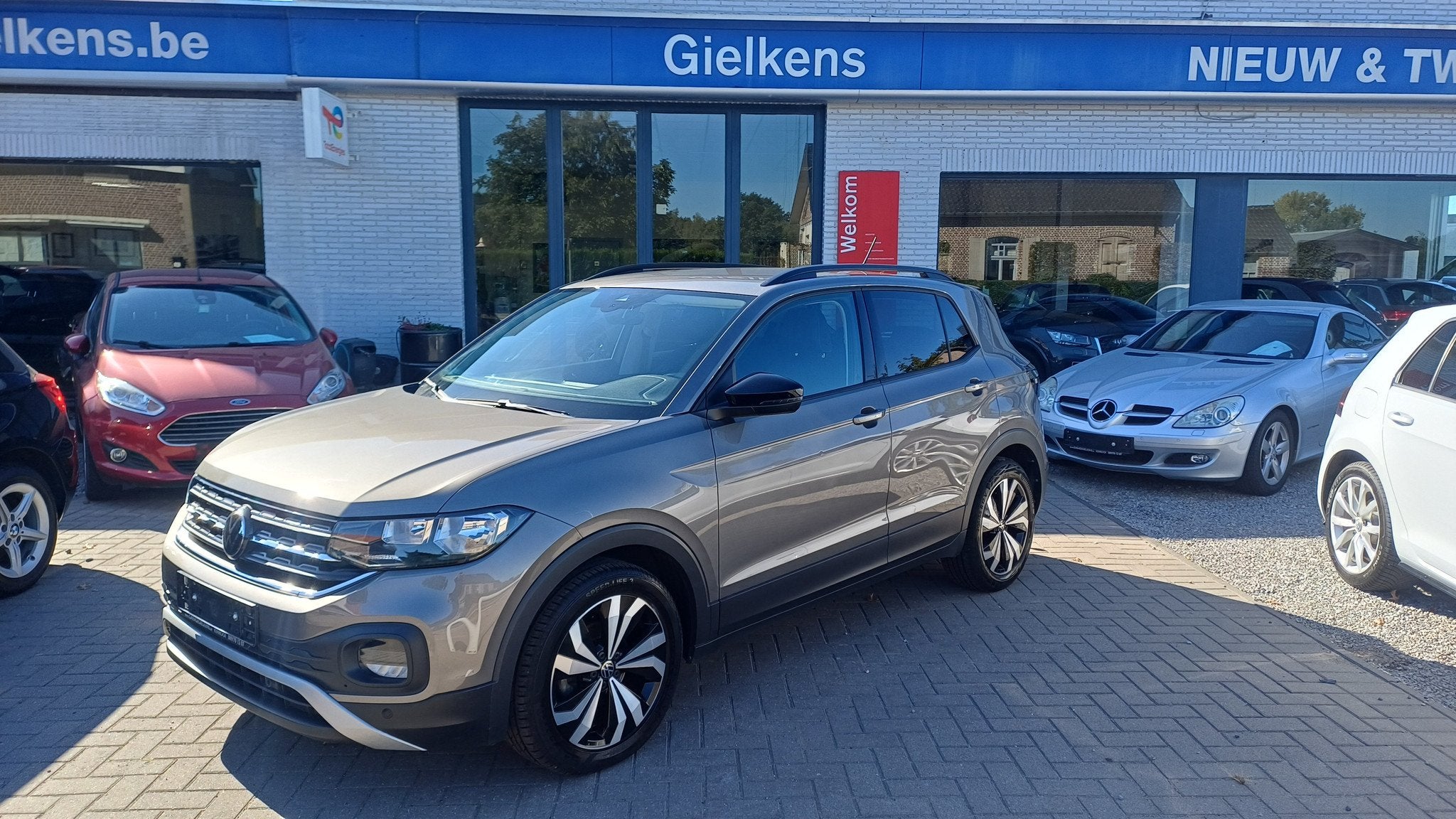 Volkswagen T-Cross 1.0 Life automaat dsg*32000km.*1j.garanti, Argent ou Gris, Euro 6, Entreprise, Carnet d'entretien