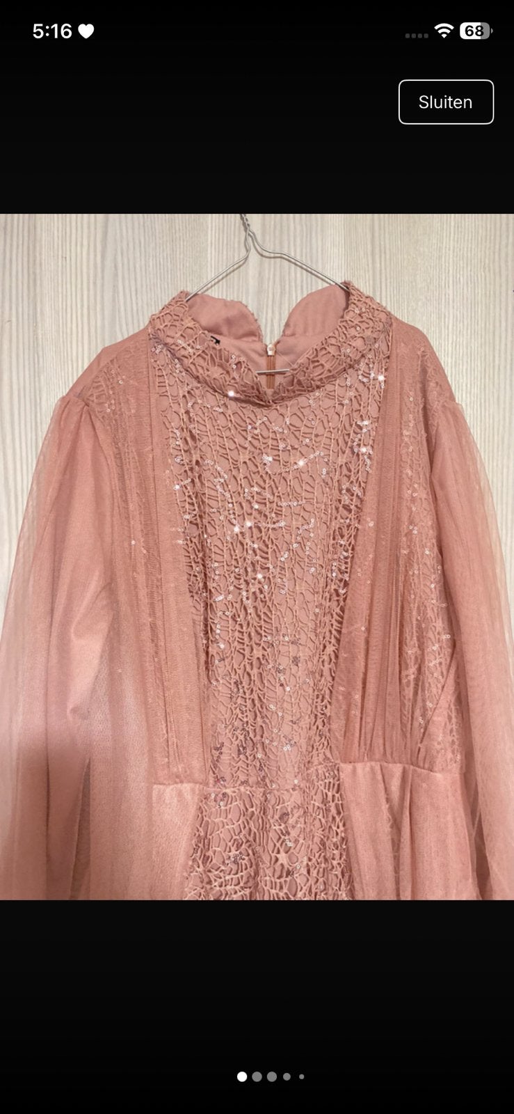 Galajurk, Kleding | Dames, Gelegenheidskleding, Ophalen, Zo goed als nieuw, Maat 42/44 (L), Galajurk