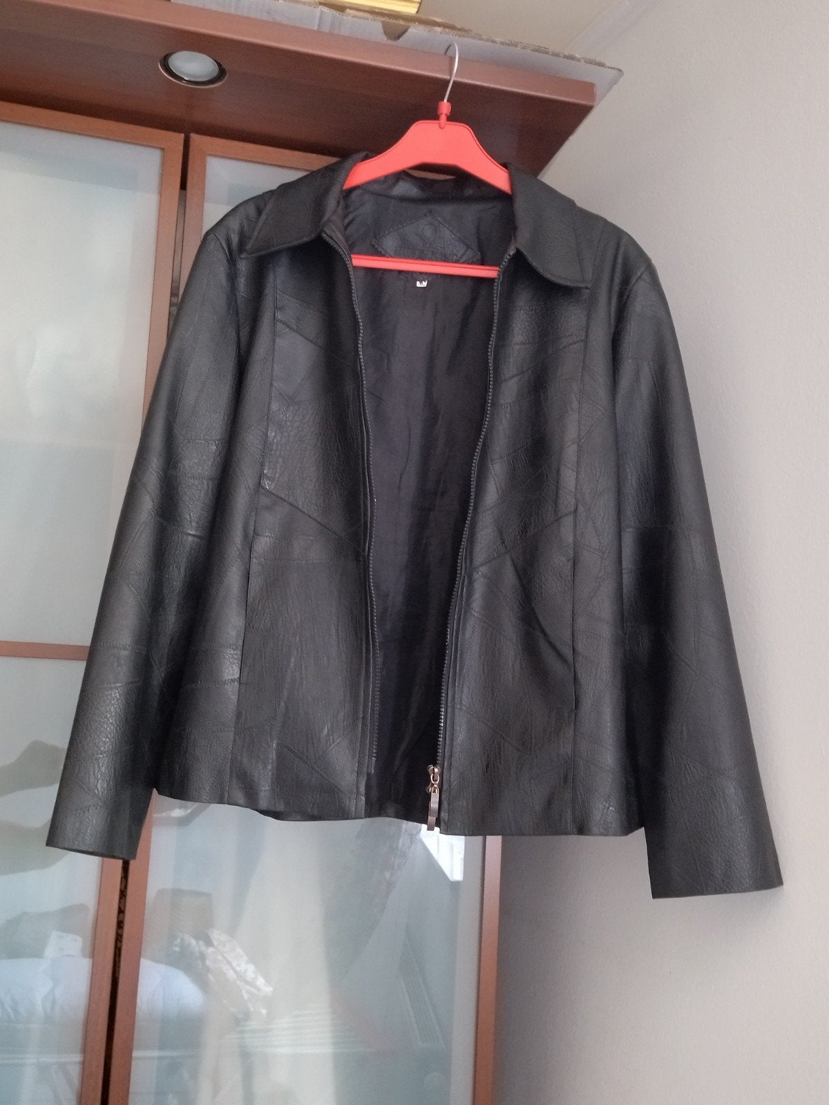 Veste Vintage Noire Y2K Huading – Taille XL, Enlèvement ou Envoi, Porté, Taille 42/44 (L), Noir