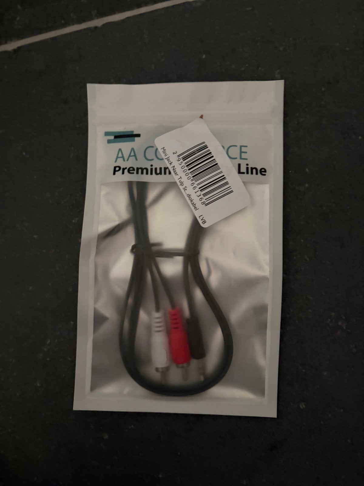 Câble audio mini-jack 3,5 mm vers 2 RCA (tulipe) - neuf, Enlèvement ou Envoi, Neuf, Moins de 2 mètres