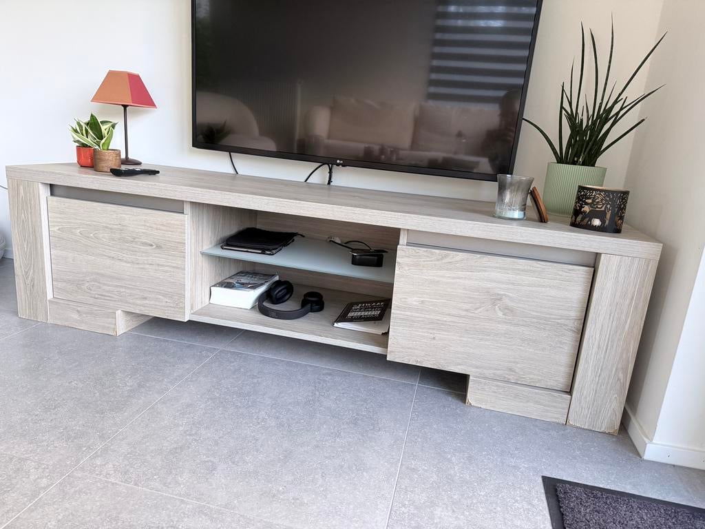 Tv meubel, Ophalen, Gebruikt, Landelijk modern, 150 tot 200 cm