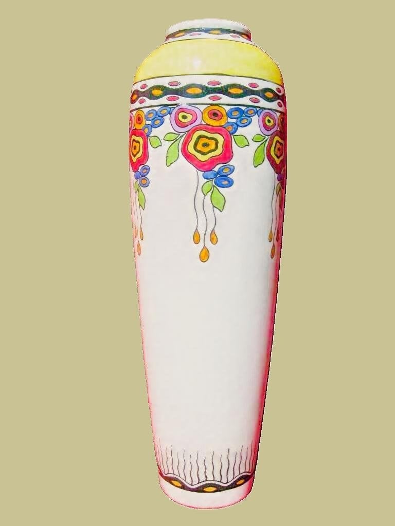 Magnifieke 45cm hoge vaas Boch Keramis ( Tango ), Ophalen