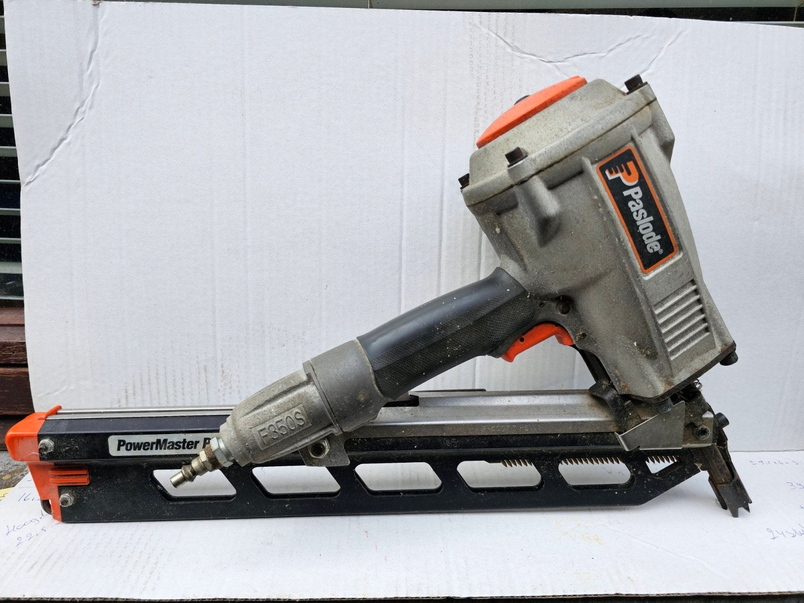 Paslode nagelpistool
MODEL: F350S, Doe-het-zelf en Bouw, Ophalen of Verzenden