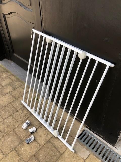 kinderhekje, Kinderen en Baby's, Ophalen, Aluminium, 100 tot 115 cm, Zo goed als nieuw