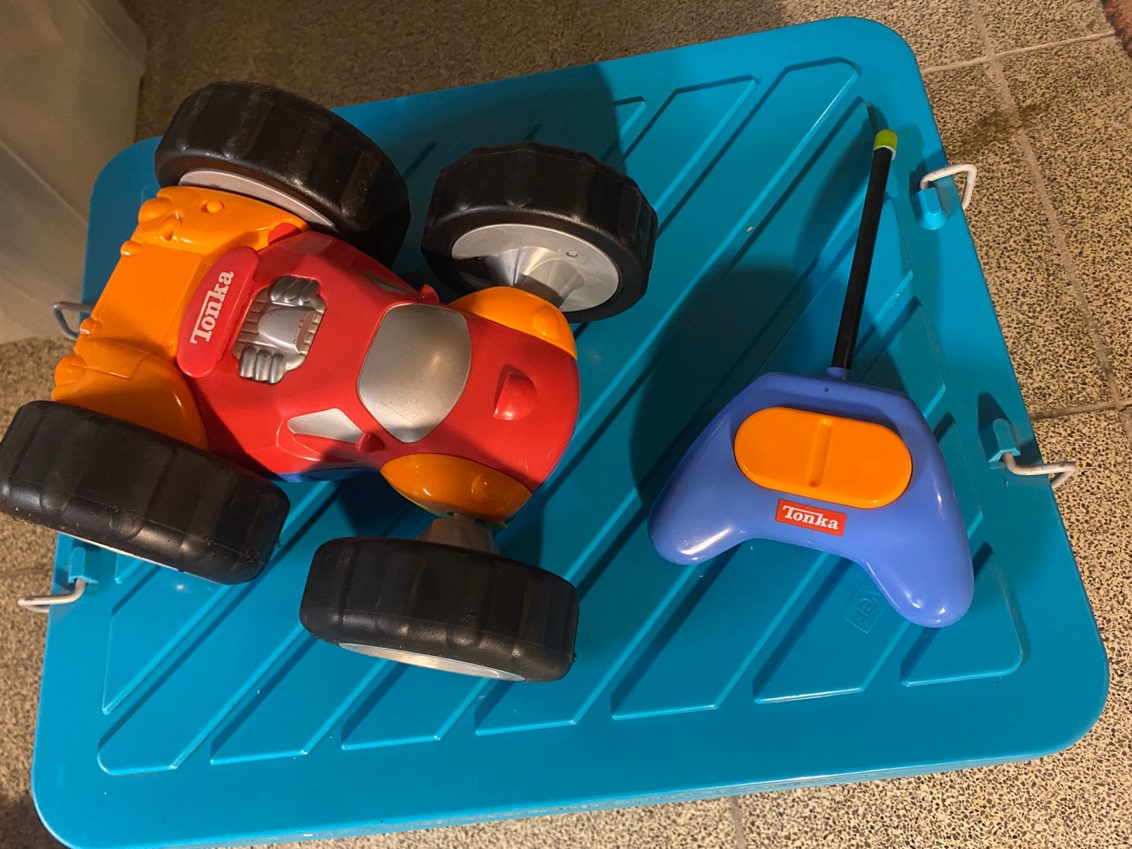 Tonka, Kinderen en Baby's, Speelgoed |Speelgoedvoertuigen, Ophalen, Gebruikt, Afstandsbediening