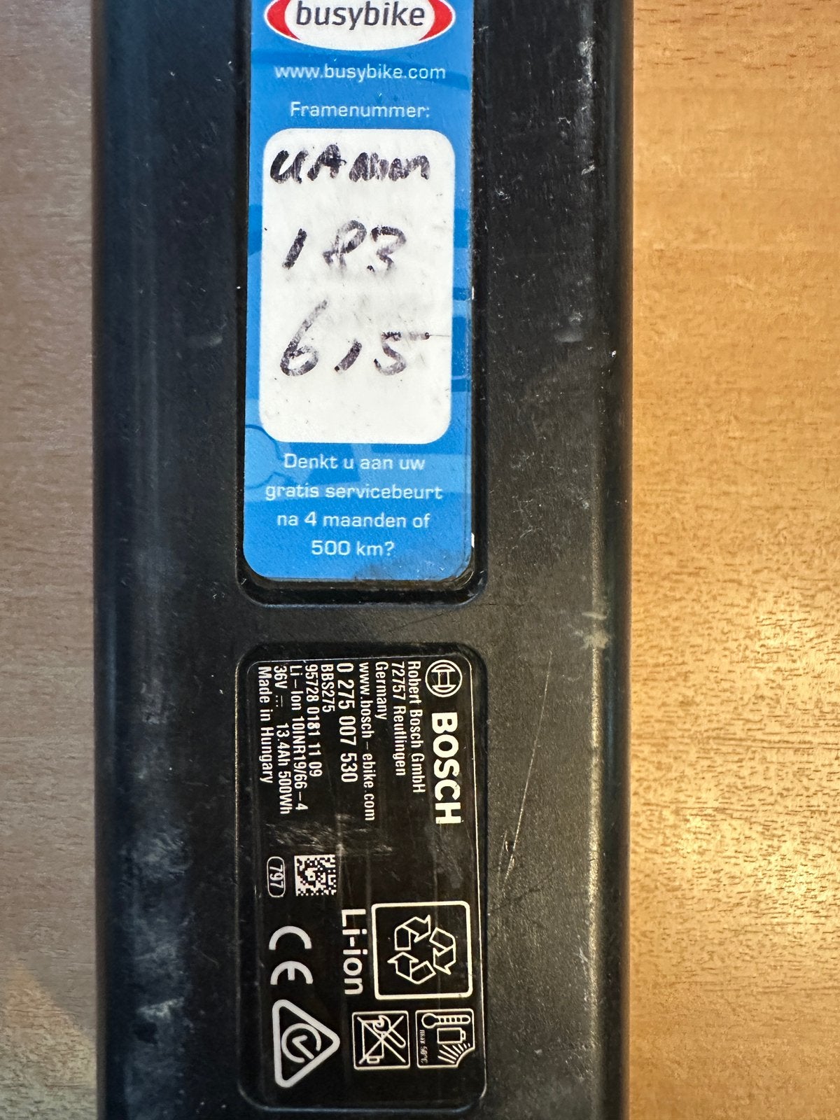 Bosch powerpack 500wh fietsbatterij, Fietsen en Brommers, Gebruikt