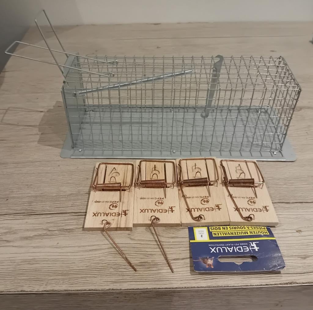 Ratten/muizenval (nieuw), Ophalen