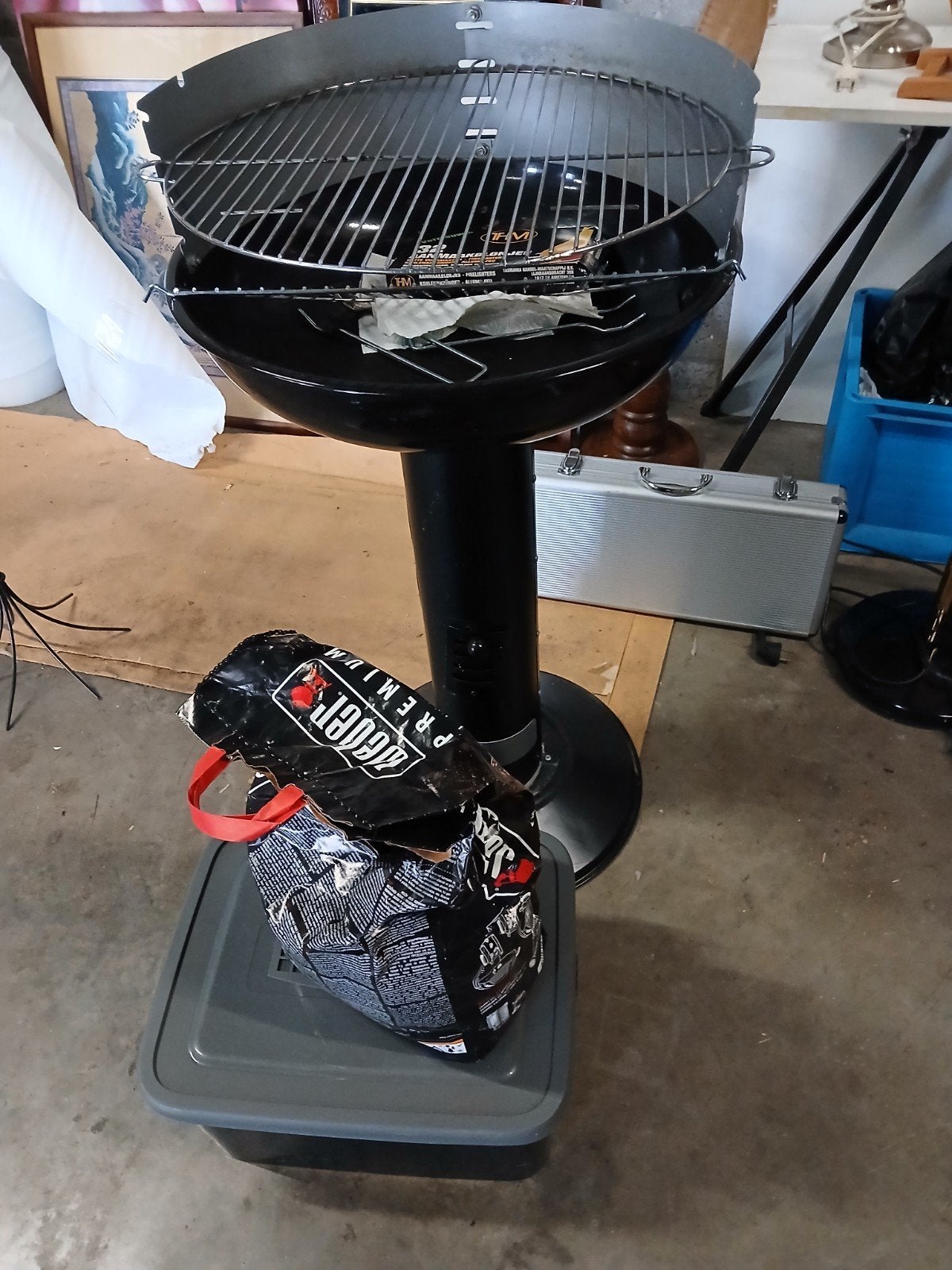barbecue, Ophalen