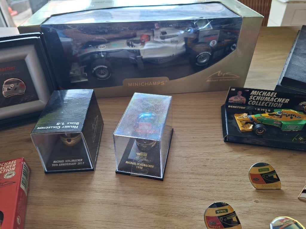 F1 miniature  Michael schumacher, Enlèvement, Utilisé