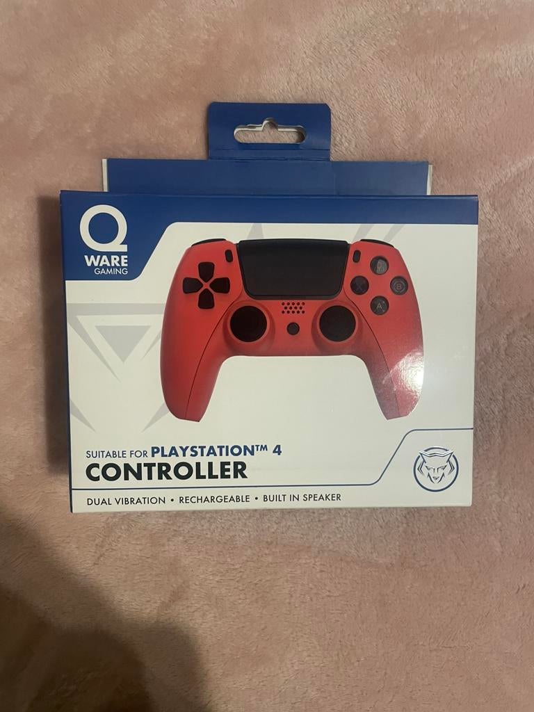 PlayStation 4 controller rood, Ophalen of Verzenden, Zo goed als nieuw, Controller, PlayStation 4