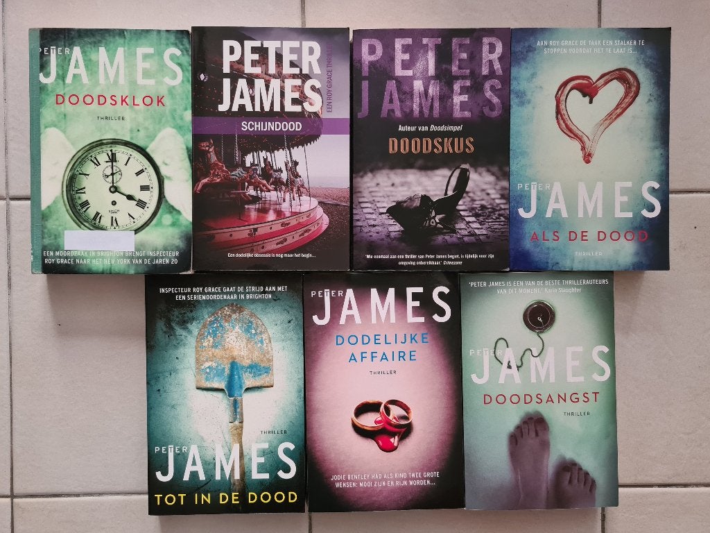 7 Thrillers (samen of apart te koop), Boeken, Ophalen, Peter James