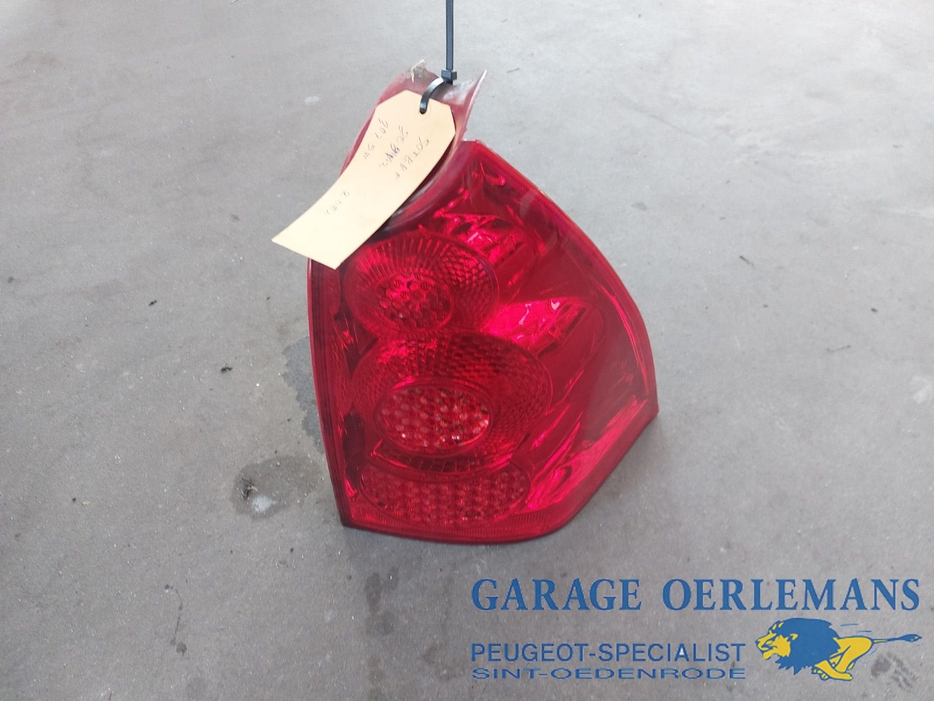 achterlicht rechts peugeot 307 sw 2006, -, Utilisé, -, ARN reconnu