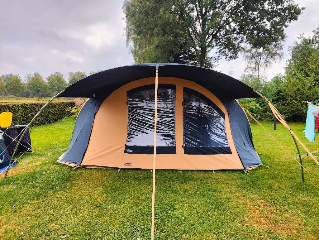 vouwwagen Cabanon Chamonix Deluxe EPS  bwj 2022  in topstaat, Caravanes & Camping, Caravanes pliantes, Présent, Beige, Cabanon