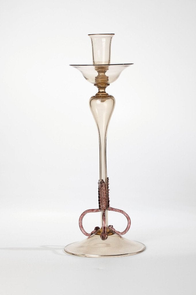 BOUGEOIR MURANO ANCIEN, Antiquités & Art, Art | Autres Art, Enlèvement ou Envoi