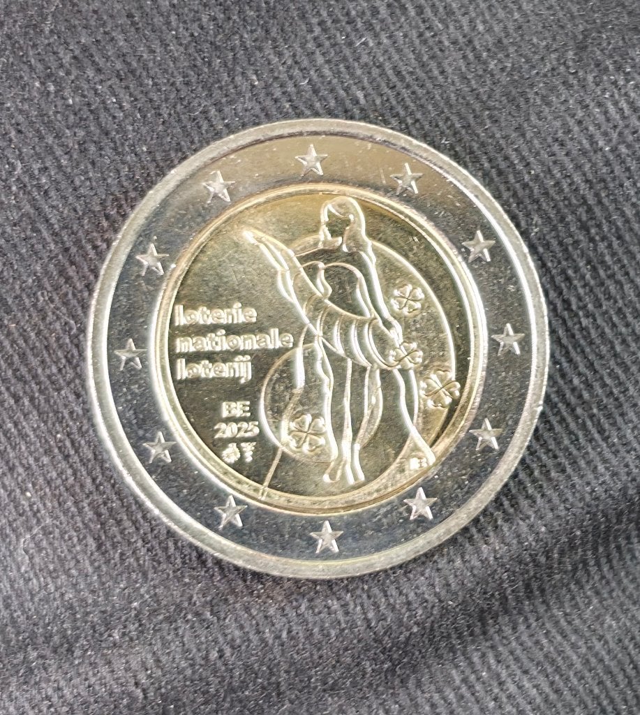 Nationale Loterij 2025 2 euro, Postzegels en Munten, Munten | Europa | Euromunten, Ophalen, België, 2 euro, Losse munt