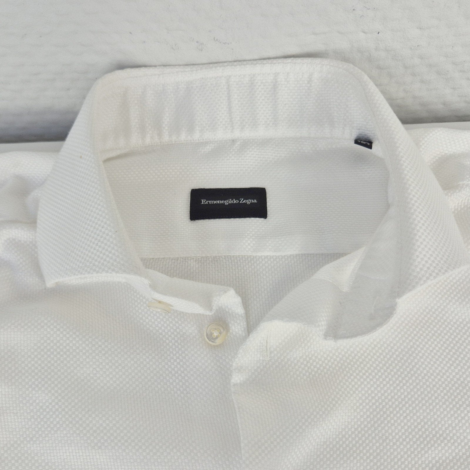 Ermenegildo zegna hemd, Wit, Zo goed als nieuw, Ermenegildo zegna, Halswijdte 39/40 (M)