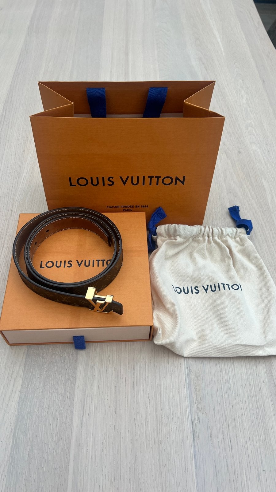 Louis vuitton riem dames origineel, Ophalen, Zo goed als nieuw