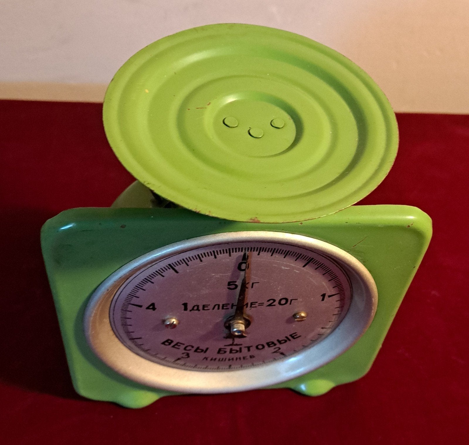 weegschaal Weegschaaltje vintage keukenweegschaaltje, Ophalen of Verzenden