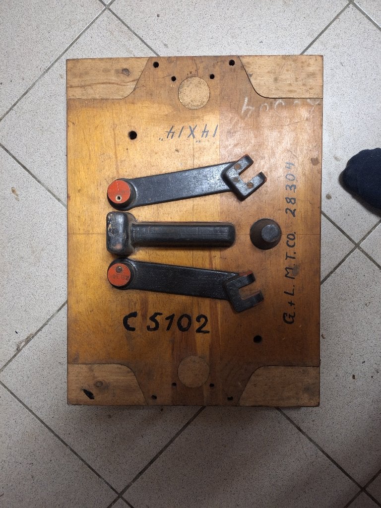 Plaque modèle originale de fonderie industrielle, Enlèvement ou Envoi