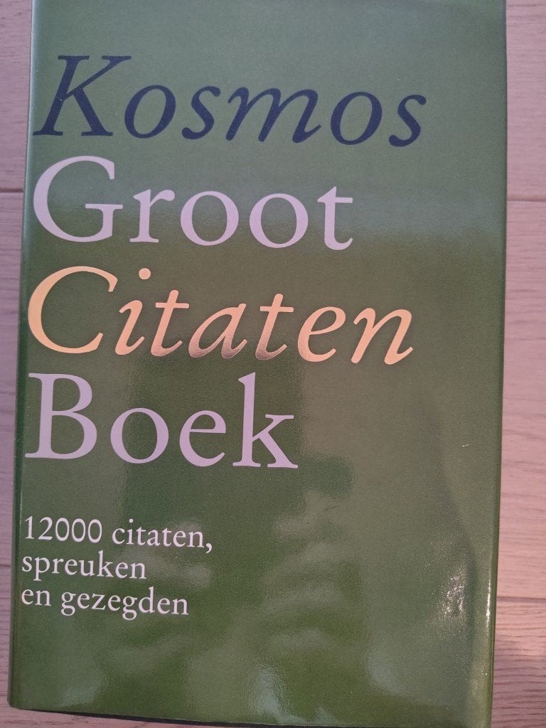 Groot citatenboek, Livres, Livres d'étude & Cours, Enlèvement, Neuf, Ne s'applique pas