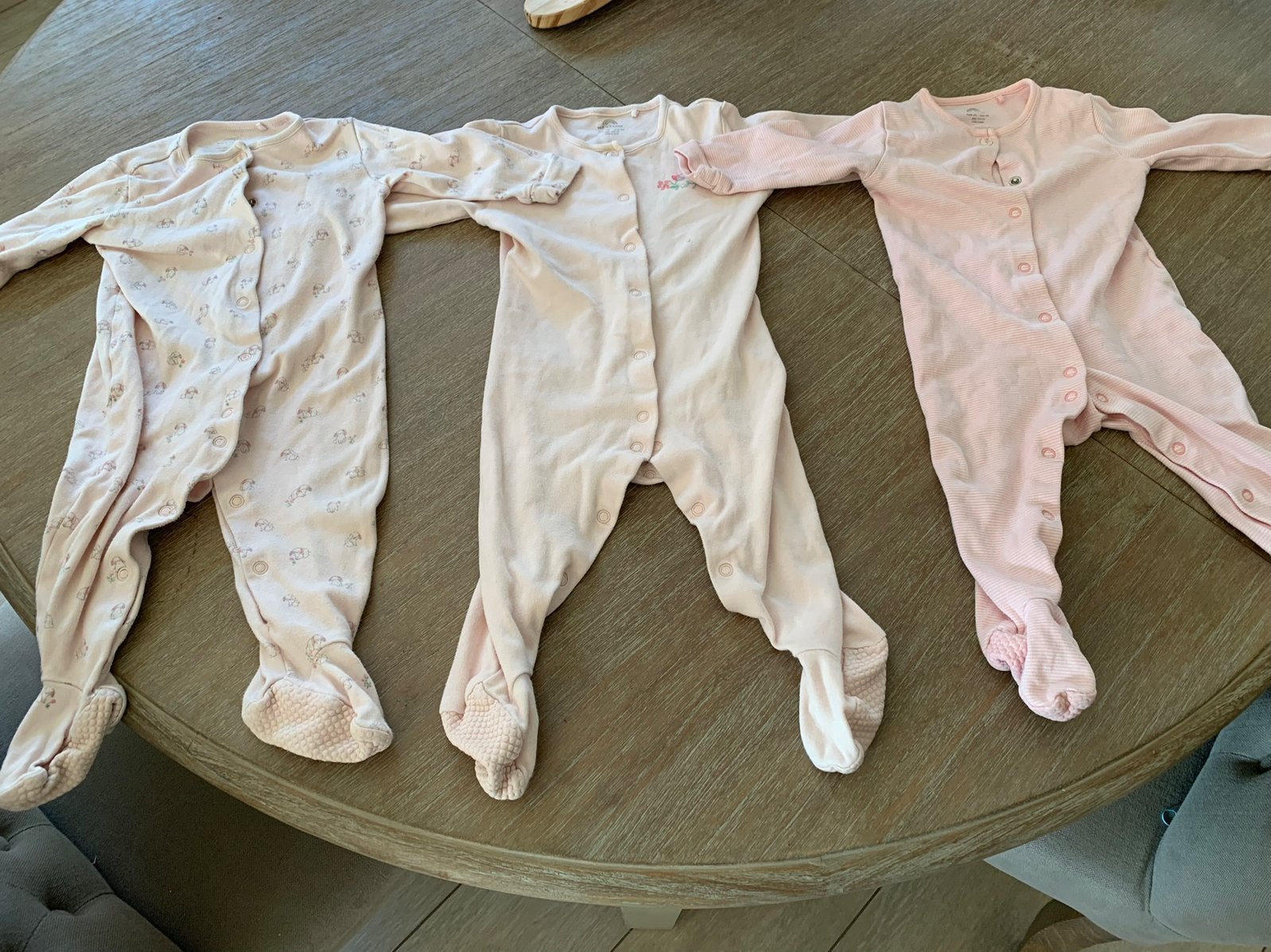 3 kruippakjes van next baby, Kinderen en Baby's, Babykleding | Maat 74, Ophalen, Zo goed als nieuw, Meisje, Pakje