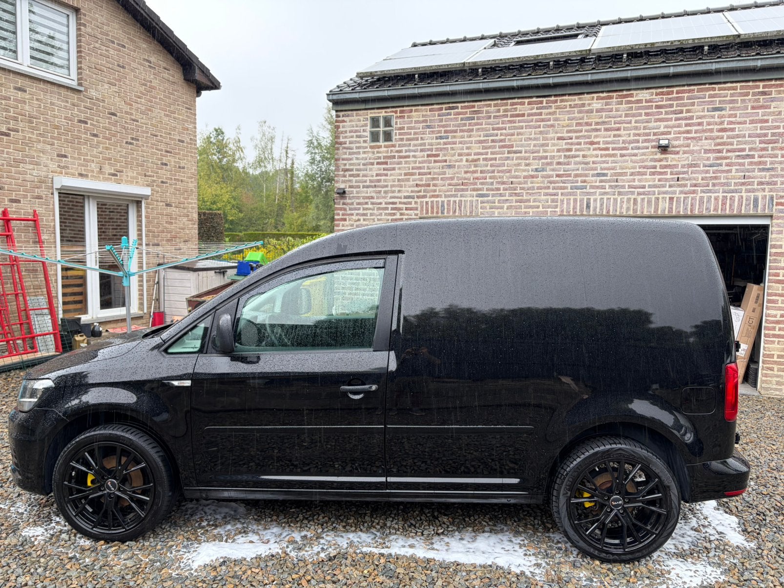 VW caddy 2l tdi utilitaire, Volkswagen, Zwart, Particulier, Apple Carplay