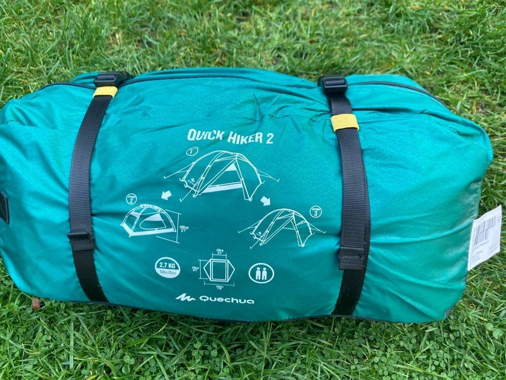 Tent  Quechua - Quick Hiker 2, Ophalen, Zo goed als nieuw, Tot en met 2