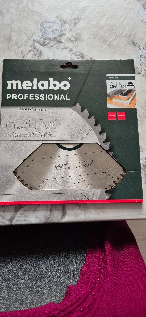 Nieuw Metabo Professional Multi Cut Zaagblad 254mm 80T, Ophalen, Nieuw, Cirkelzaag, Metabo