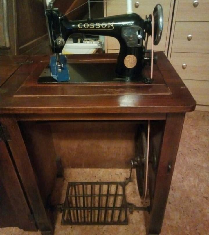 Machine à coudre Cosson., Enlèvement