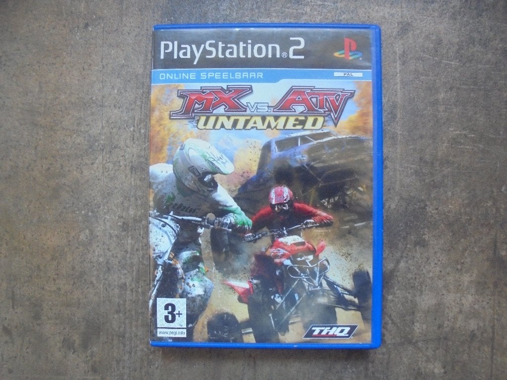 MX vs ATV Untamed voor PS2 (zie foto's), Gebruikt, 1 speler, Racen en Vliegen, Ophalen of Verzenden