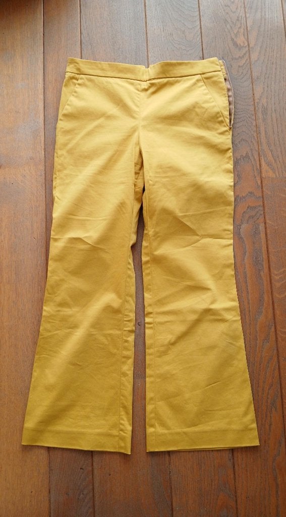 Gele zomerbroek – merk: Maliparmi – maat 40 – 7/8, Trois-quarts, Taille 38/40 (M), Comme neuf, Maliparmi