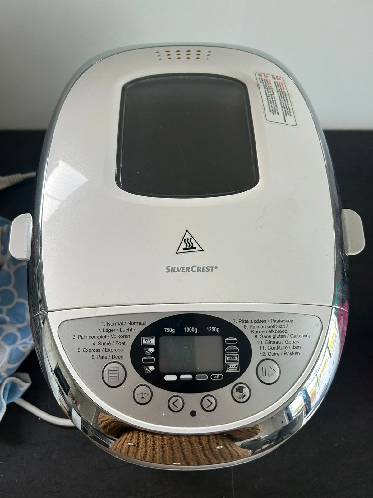 Broodbakmachine, Electroménager, Machines à pain, 800 à 1200 grammes de pâte, Enlèvement, Comme neuf, Plus de 10 programmes