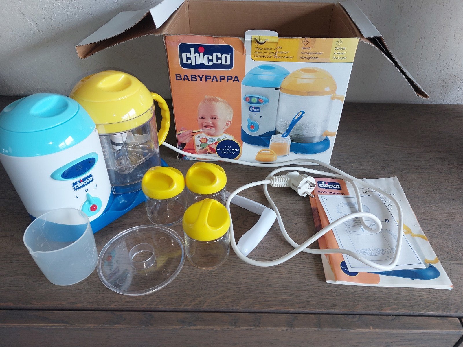 cuiseur vapeur Chicco Babypappa, Préparateur de repas pour bébé, Enlèvement, Utilisé, Autres marques
