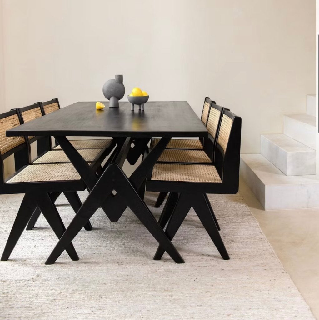 Ensemble de 6 chaises de Detjer -  design en rotin, Maison & Meubles, Chaises, Neuf, Rotan houten design stoel, Enlèvement, Cinq, Six Chaises ou plus