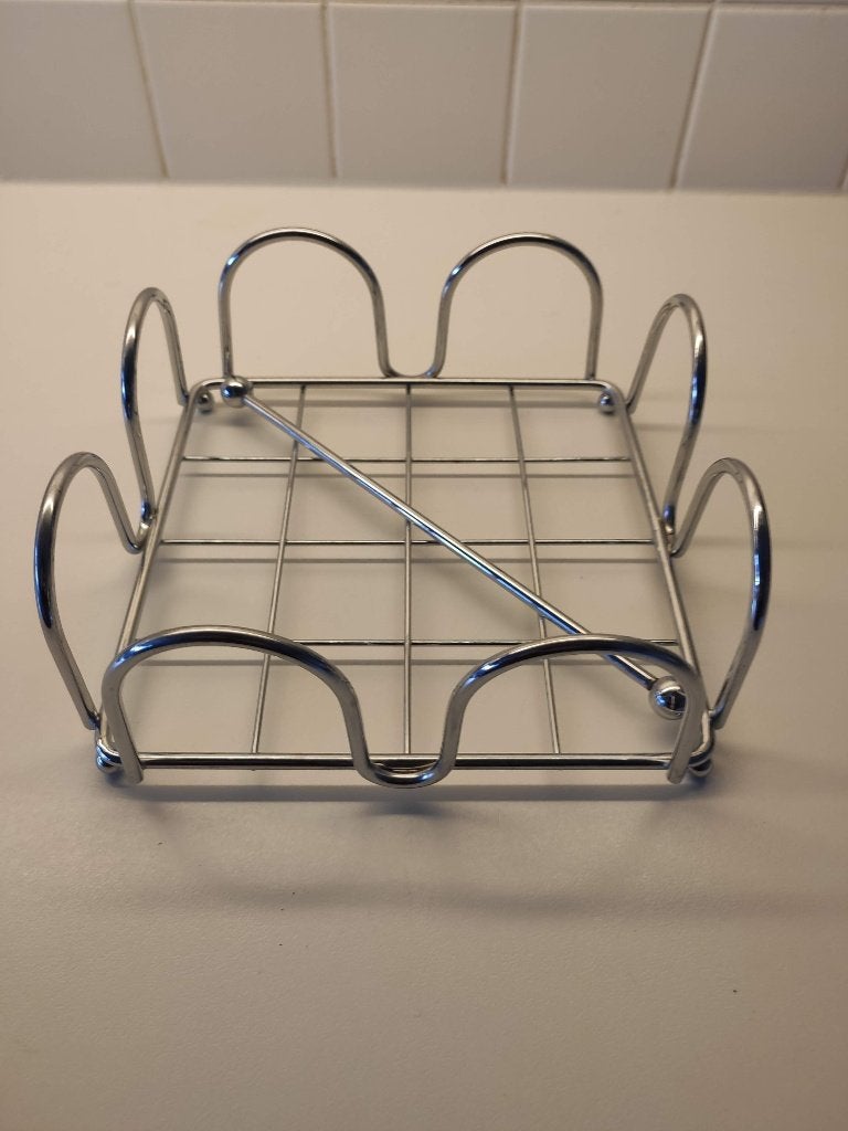 Servethouder inox, Ophalen, Zo goed als nieuw, Inox of Chroom, Los bestek