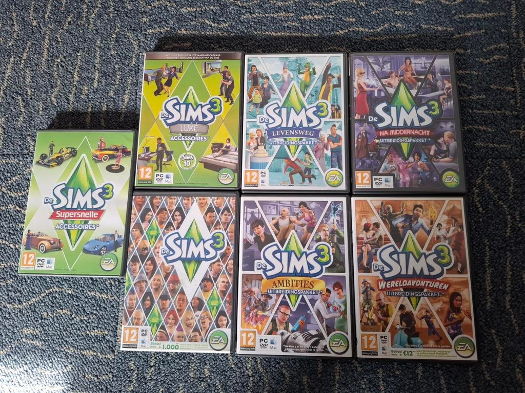 Dvd games, the Sims, 33 stuks, Enlèvement