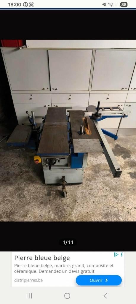 Combinée à bois monophasé, Enlèvement