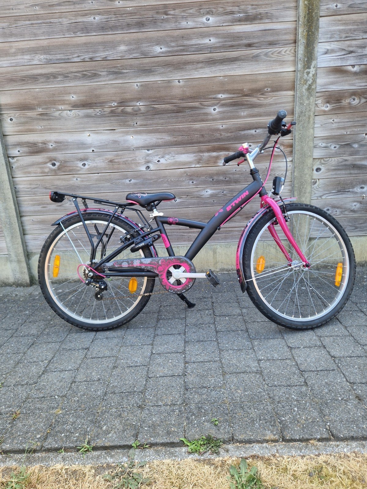 B'Twin Poply 24 inch fiets, Fietsen en Brommers, Ophalen, 24 inch, Velgrem, B-Twin