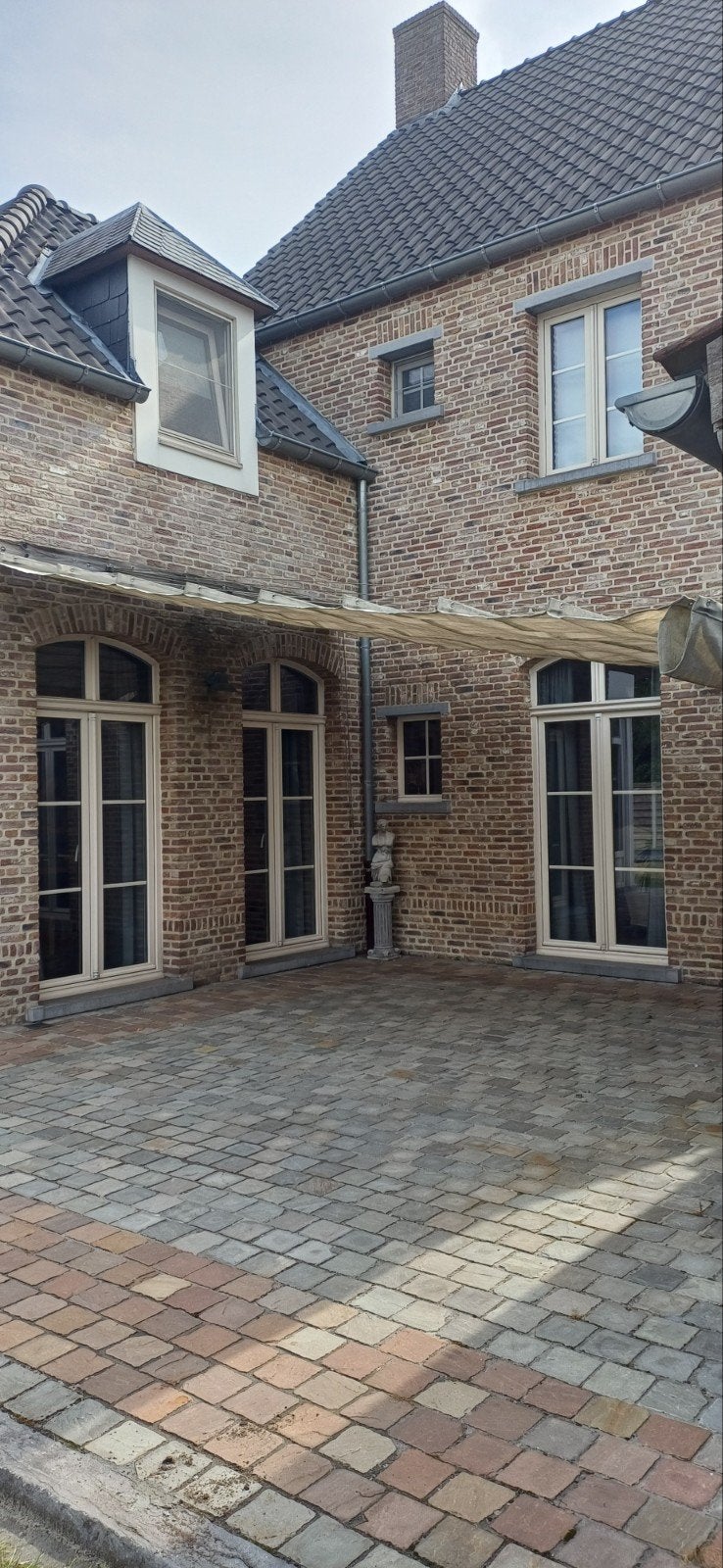 schaduwdoek, Ophalen