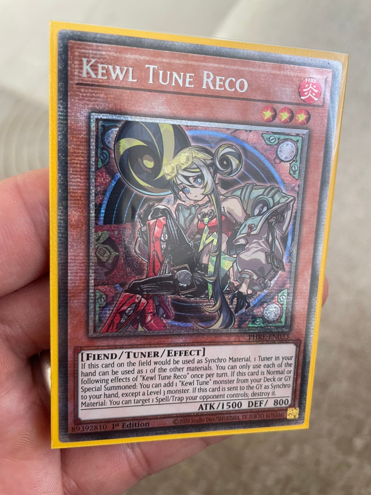 Kewl Tune reco starlight, Hobby & Loisirs créatifs, Jeux de cartes à collectionner | Yu-gi-Oh!, Enlèvement, Comme neuf