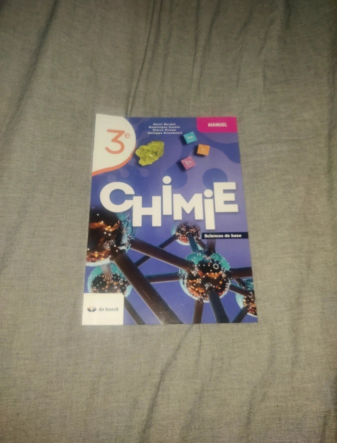 Livre scolaire : chimie 3e, Enlèvement ou Envoi, Comme neuf, Secondaire, Chimie