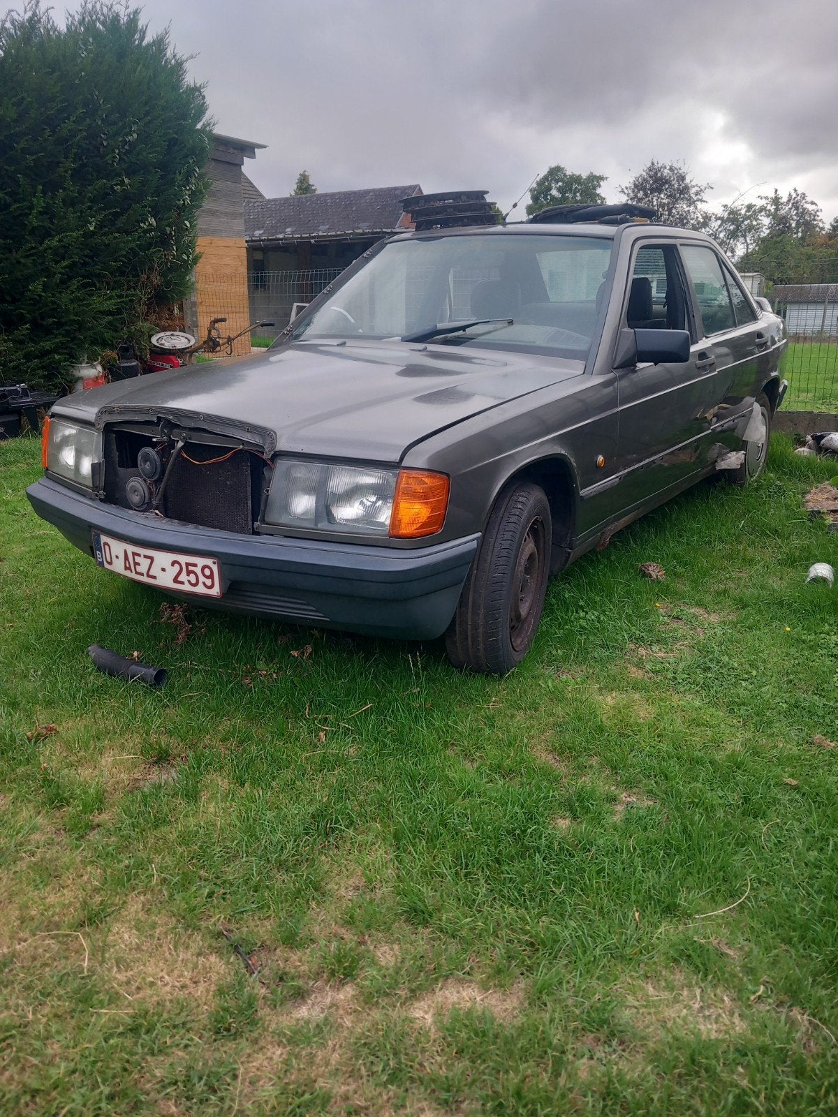 mercedes 190, Ophalen