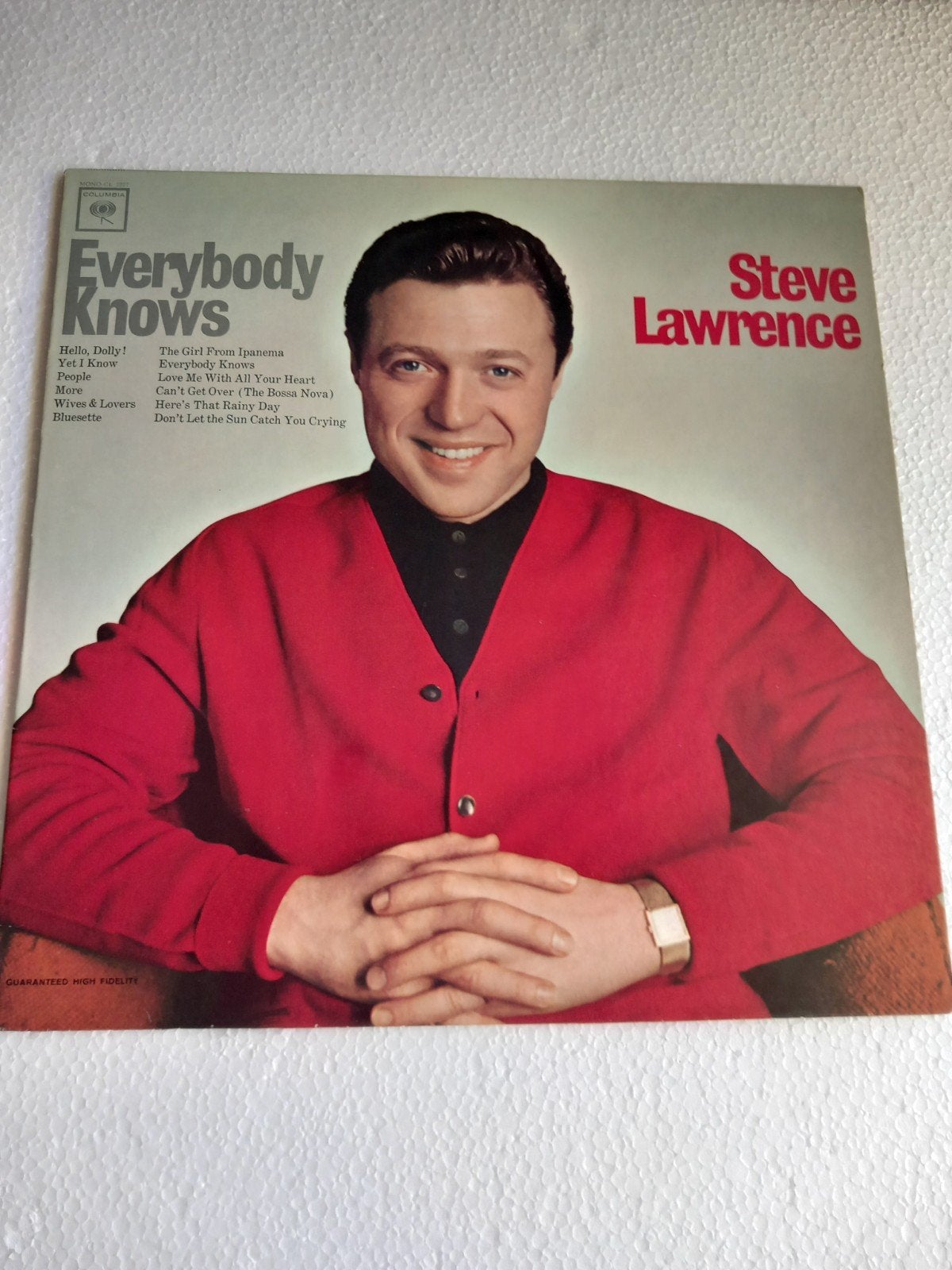 STEVE LAWRENCE. YET I KNOW.  60S USA LP, Enlèvement ou Envoi, LP