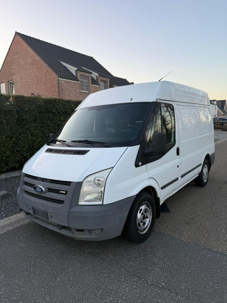 Ford Transit 2.2TDci Lichte vr. 3-zit L2H2, Auto's, Ford, Voorwielaandrijving, USB, Zwart, 4 cilinders